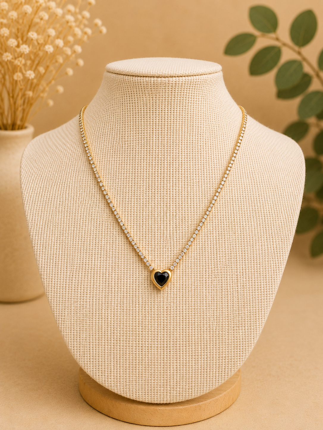 Collar Noir Amour